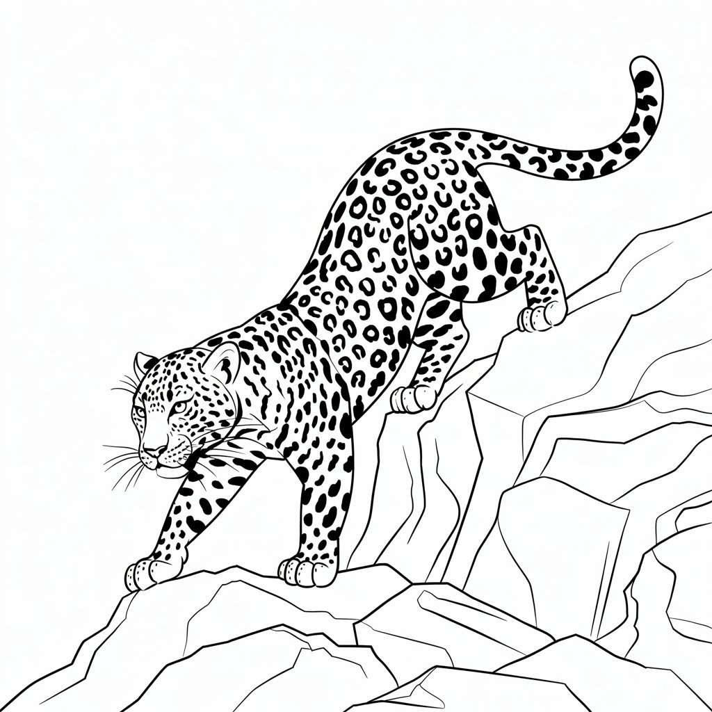 panther coloring pages