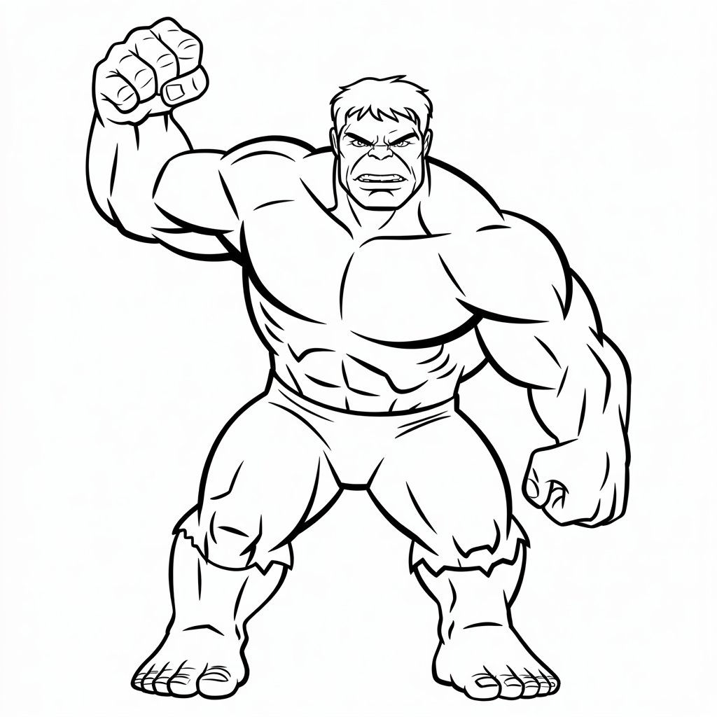 printable coloring pages hulk
