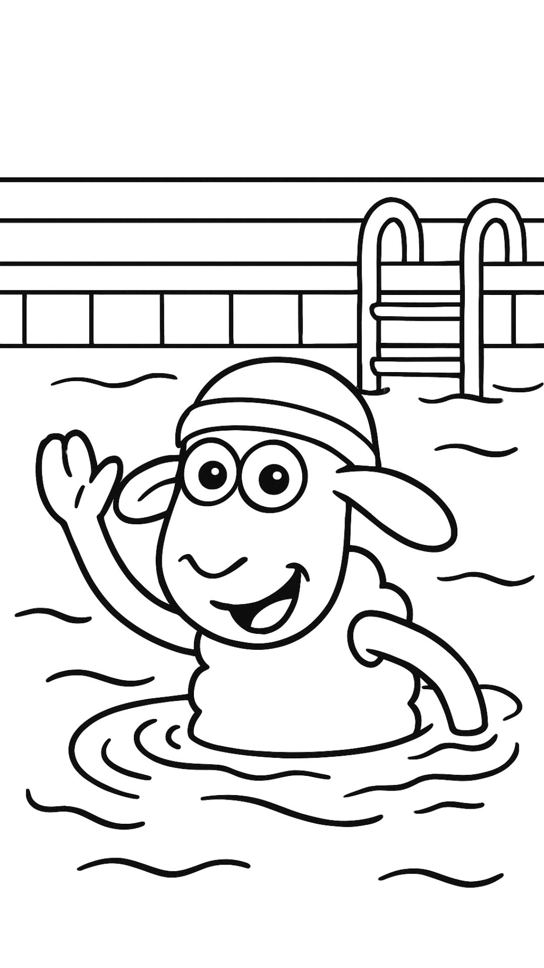 shaun the sheep coloring pages