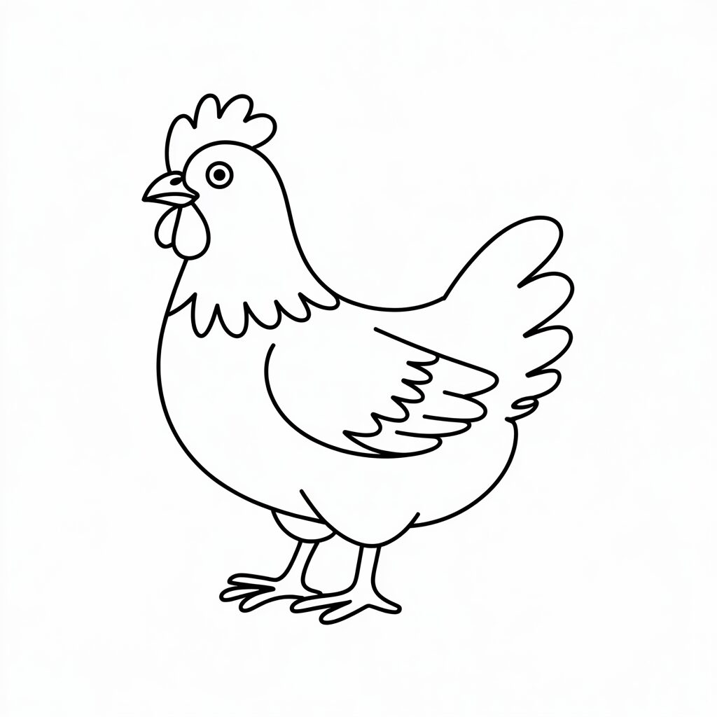chick coloring pages