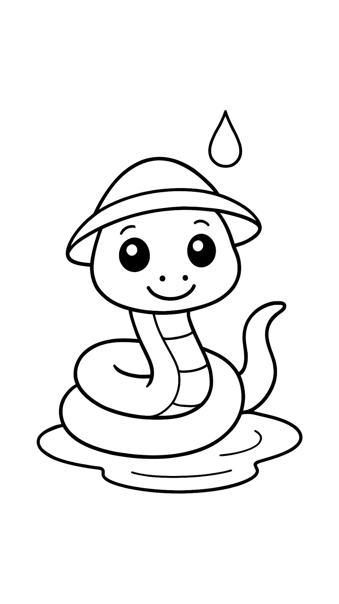 printable coloring pages of snakes