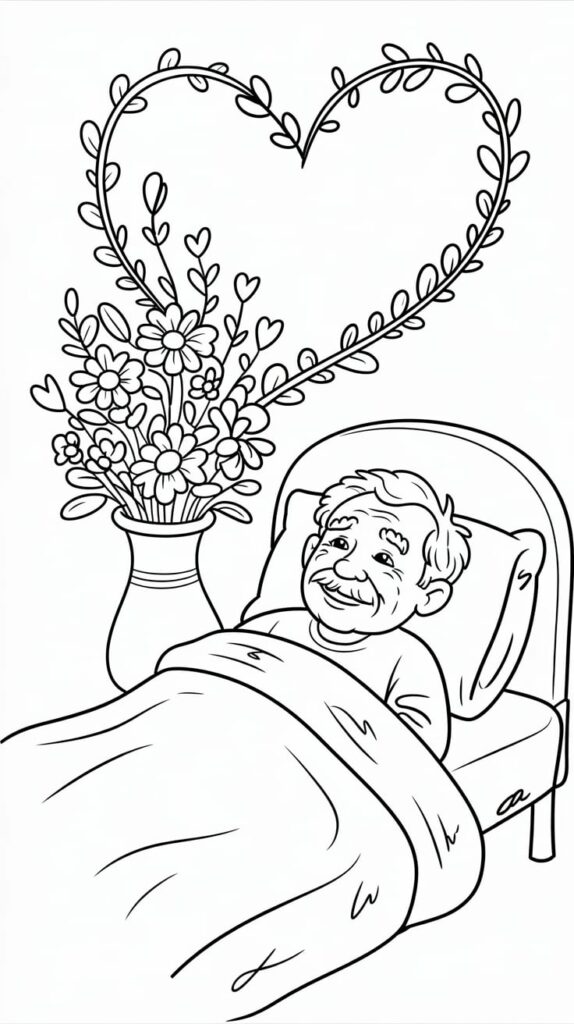 color of flowers for get well soon