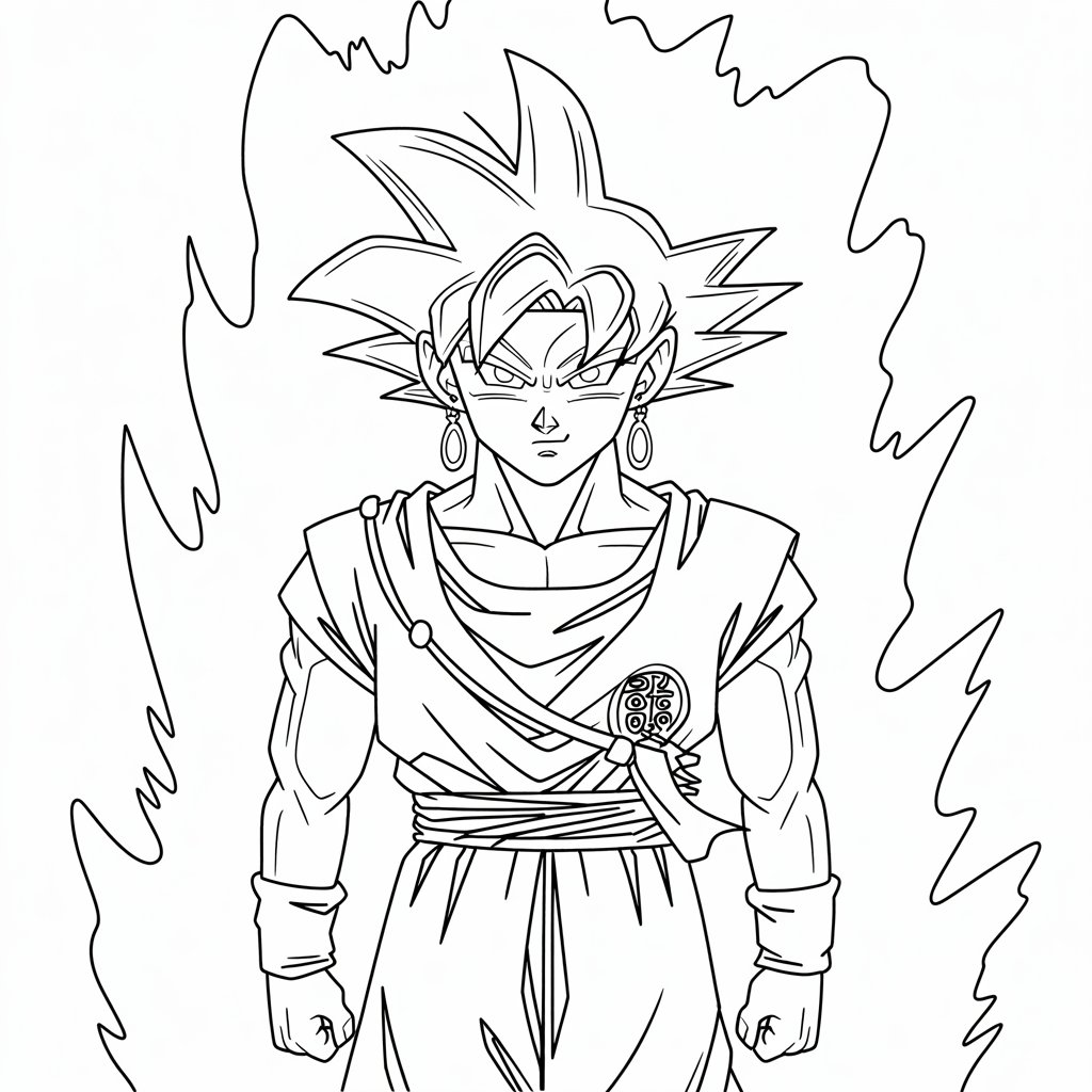 goku super saiyan coloring pages