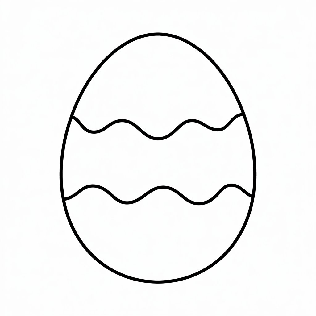 easter eggs coloring page