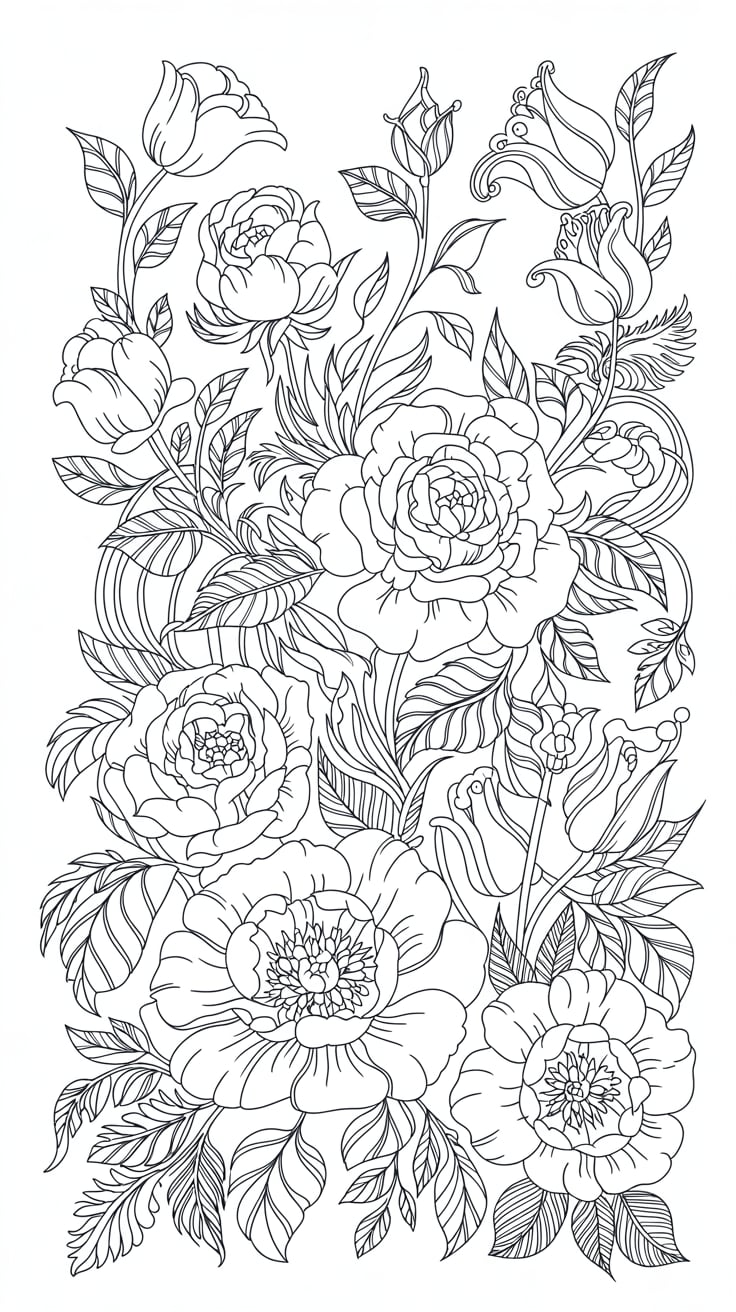 adult coloring page