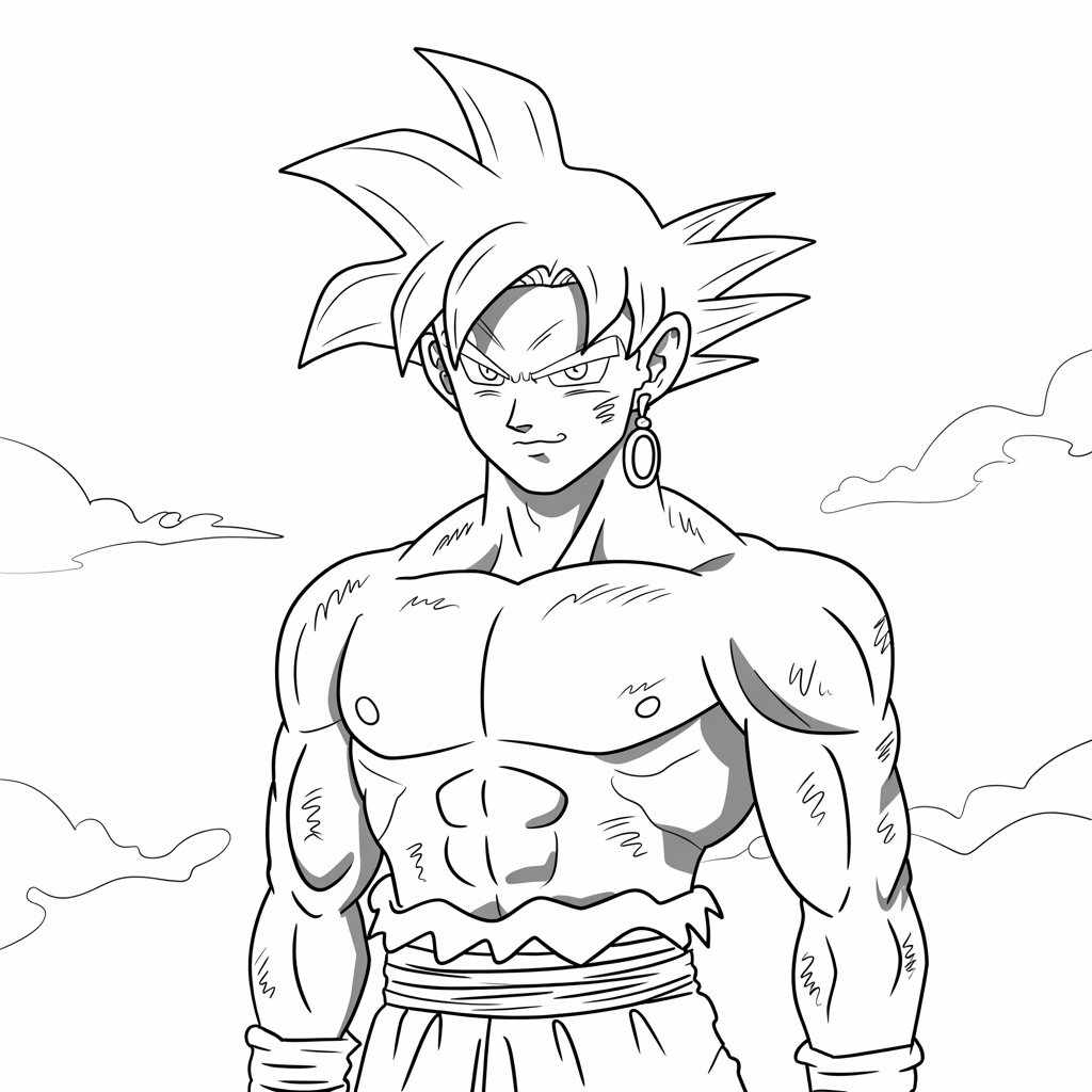 coloring pages of goku