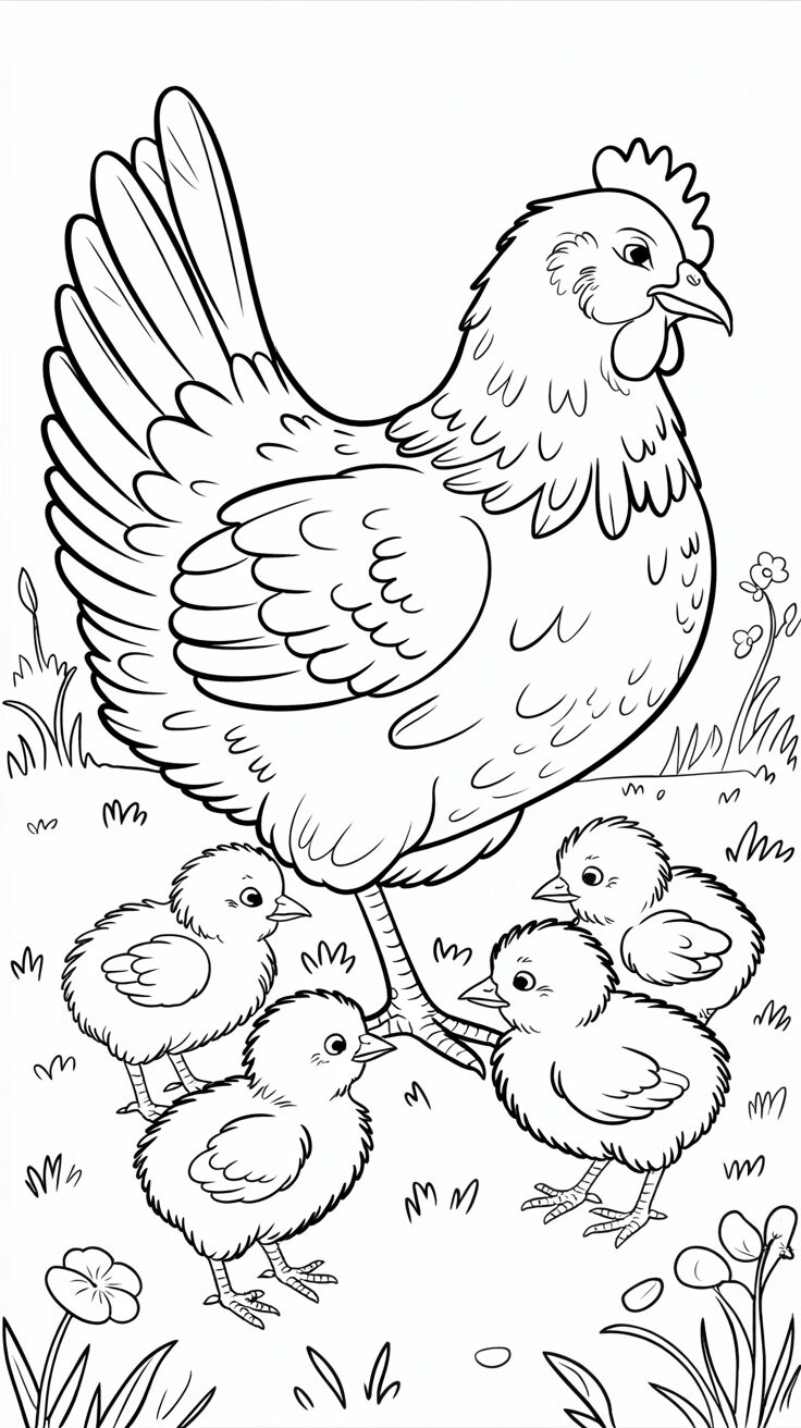 chicka chicka boom boom coloring page