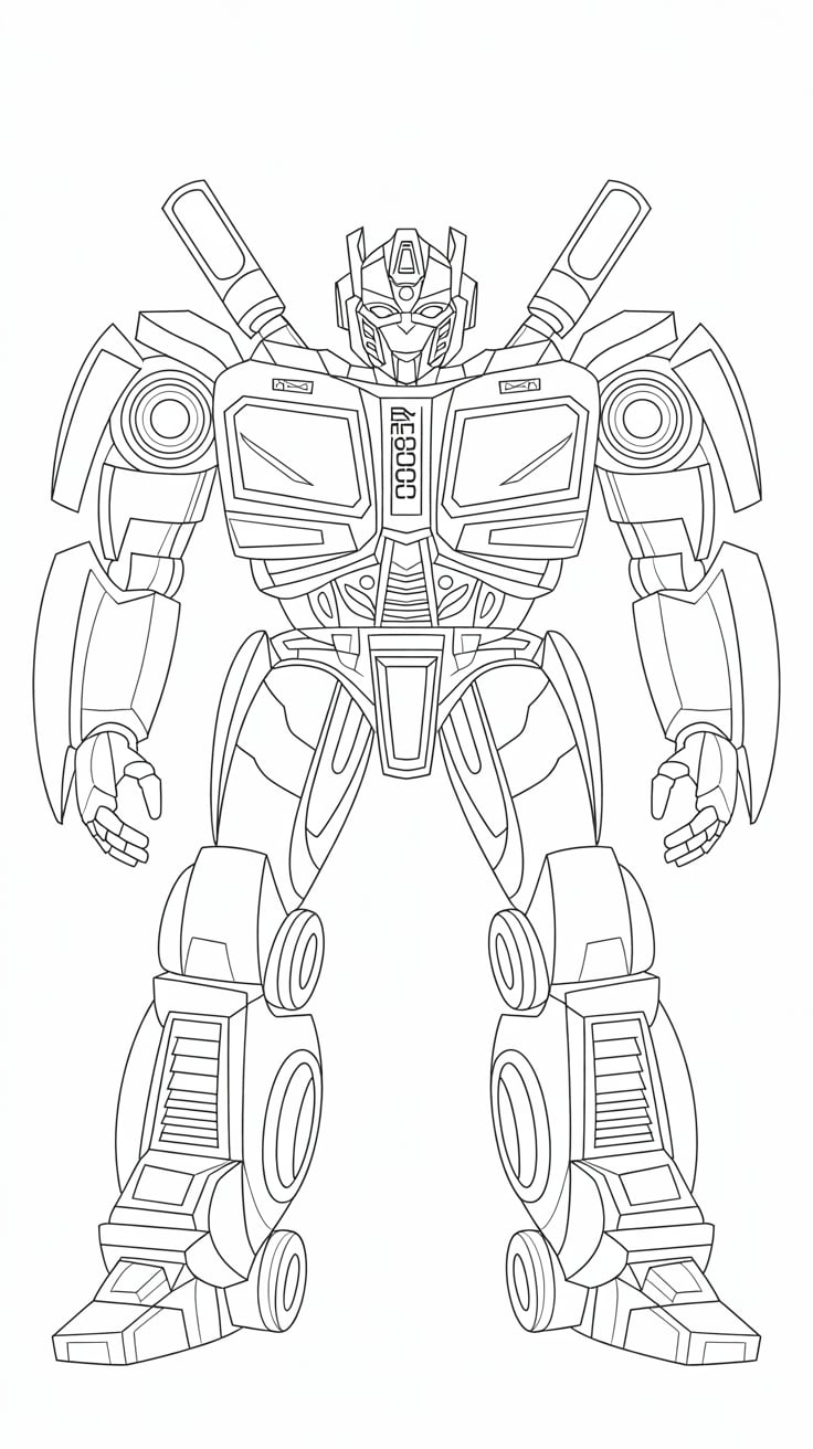 transformers one coloring pages