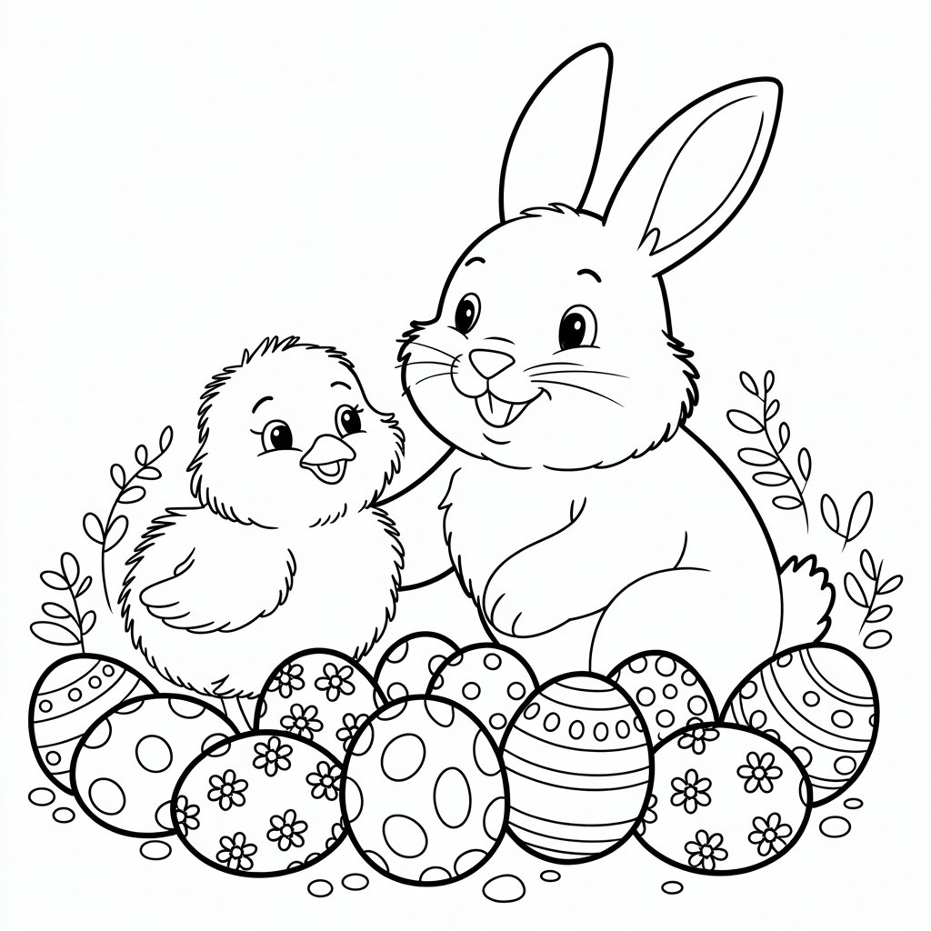 easter coloring sheets