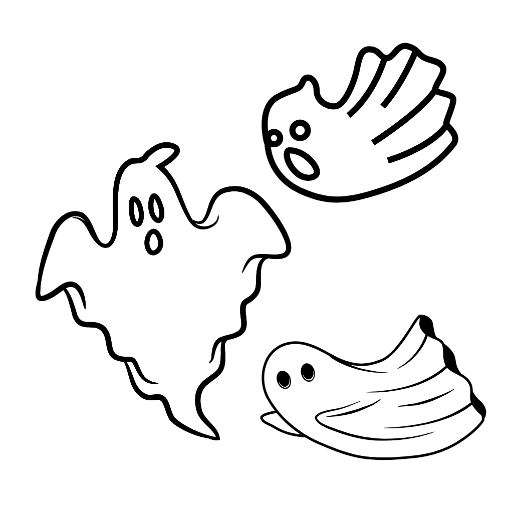 spooky coloring pages