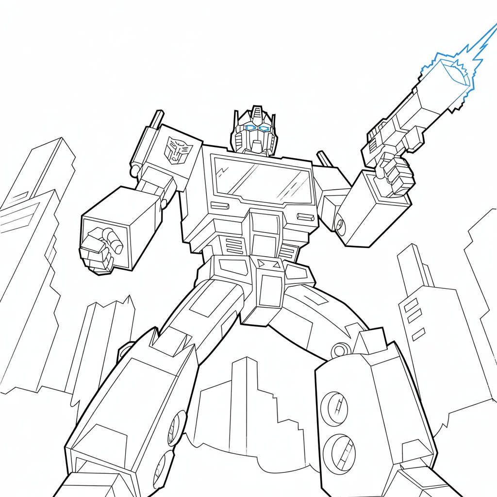 transformers coloring pages
