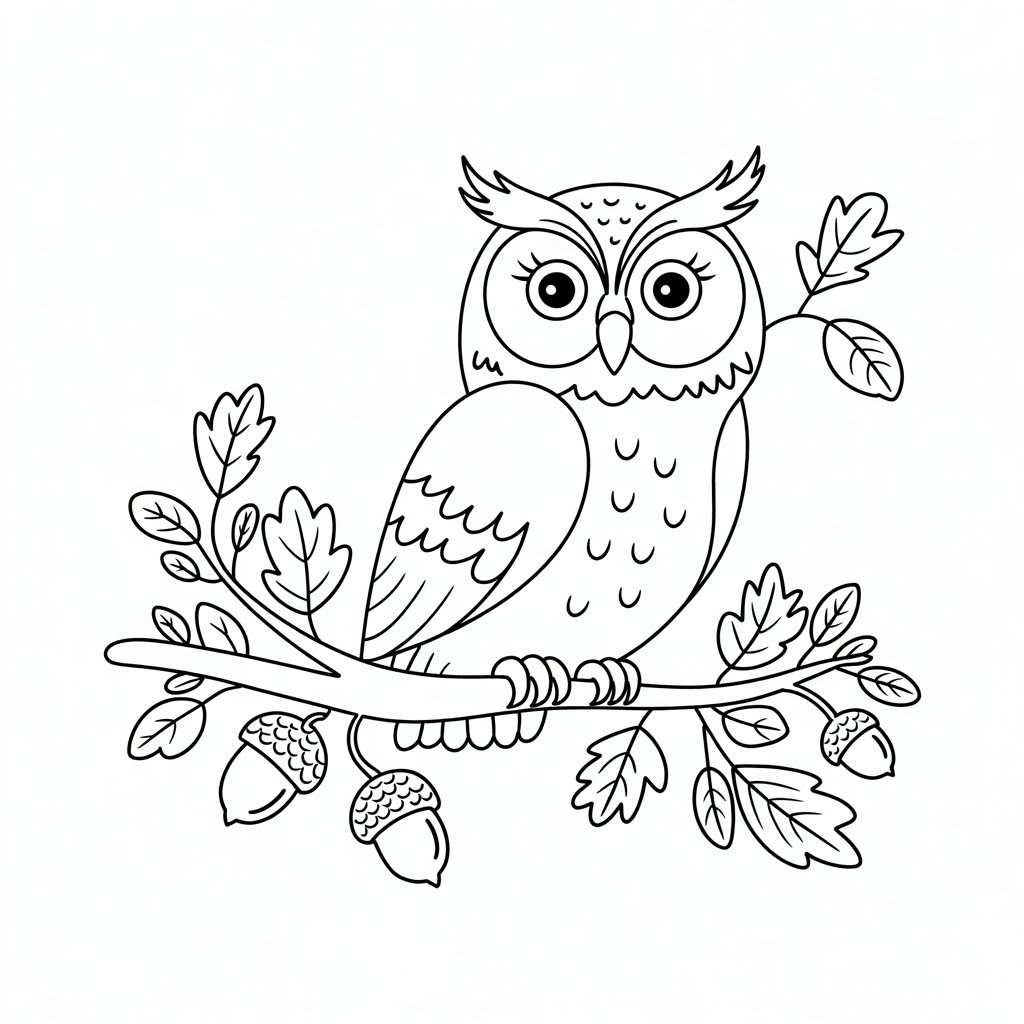 printable owl coloring pages