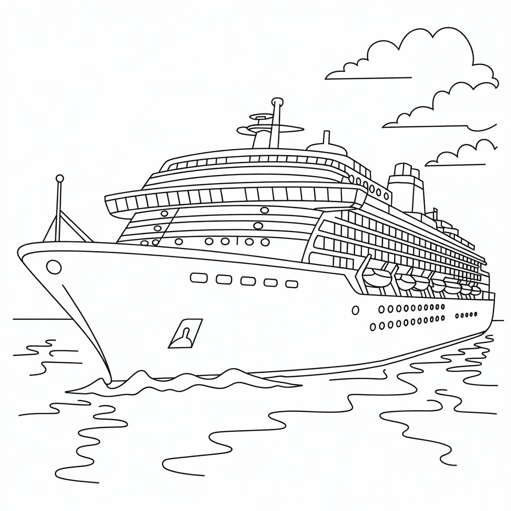 boats coloring pages