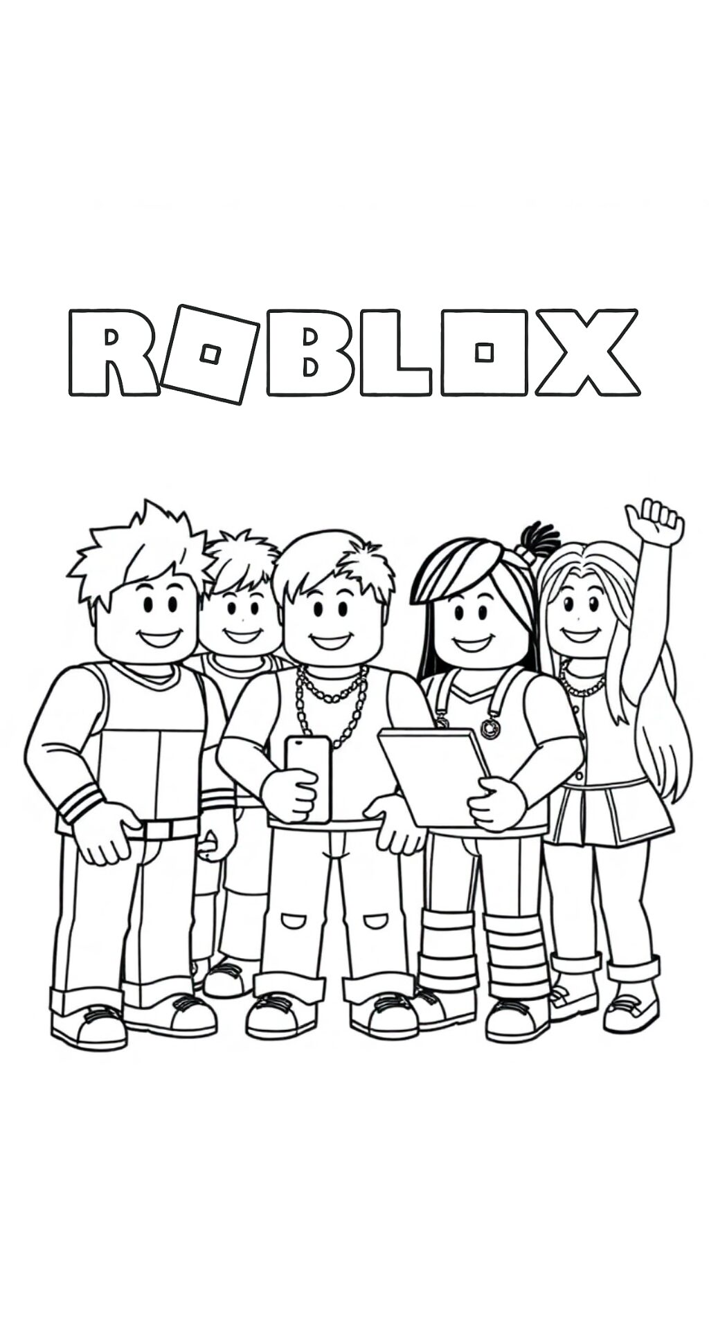 roblox coloring page