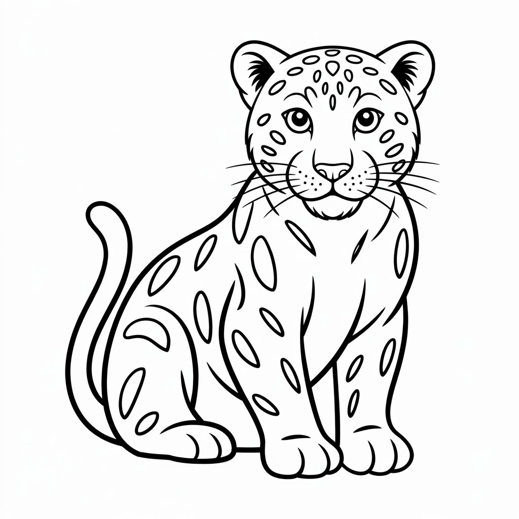 panther coloring pages printable