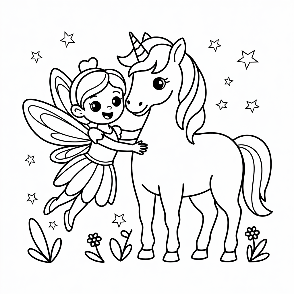 printable unicorn coloring sheets