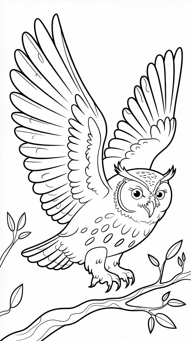 coloring pages of owls for adults