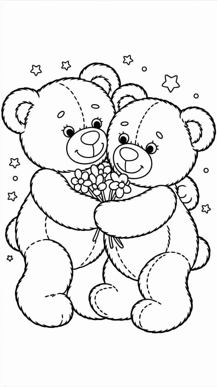 free printable valentines coloring pages