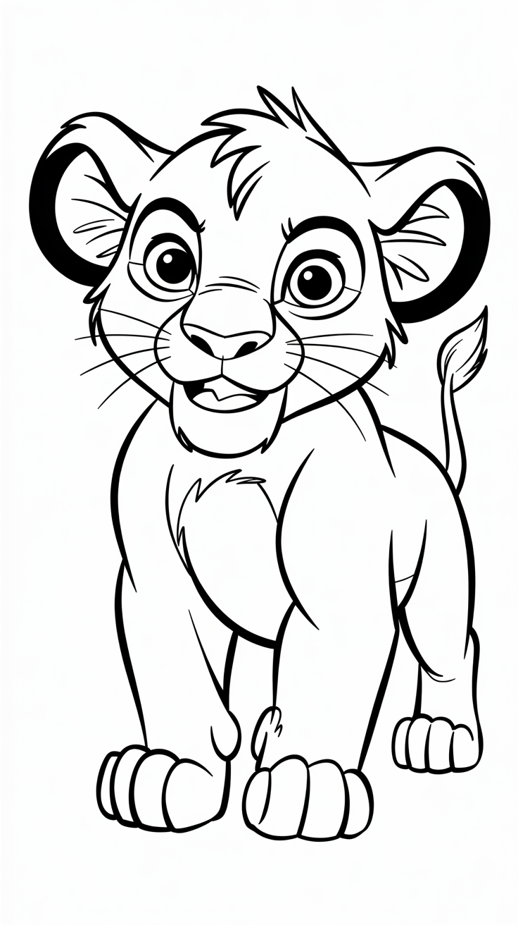 Free Printable The Lion King Coloring Pages
