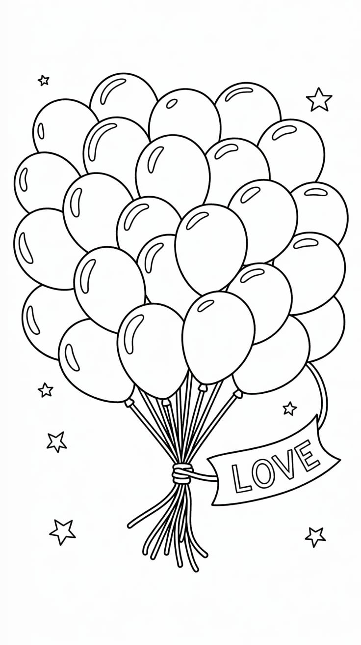 valentine coloring page