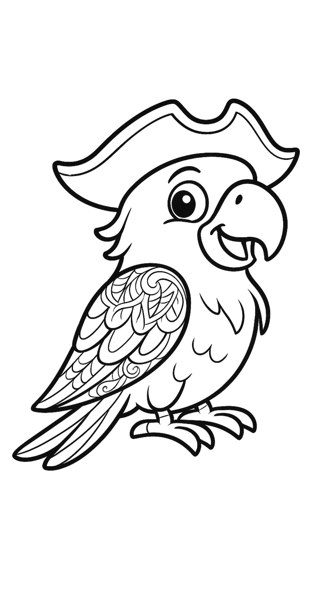 parrot coloring pages for adults