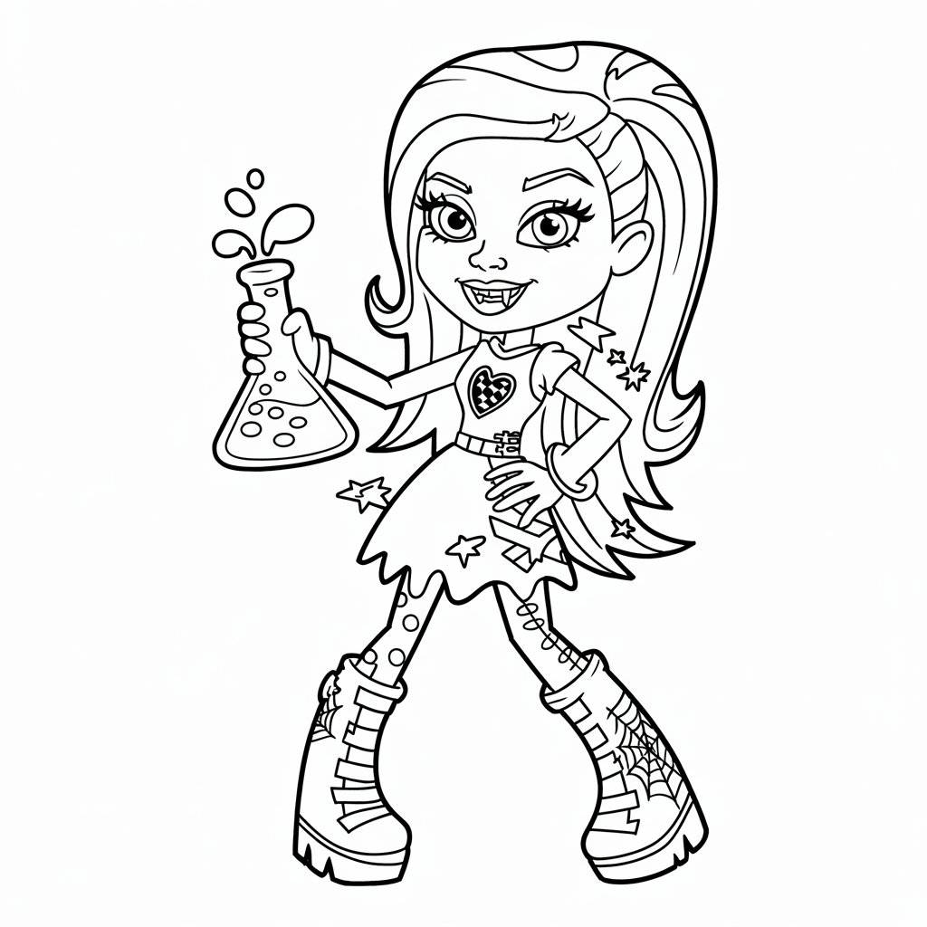 monster high coloring sheets