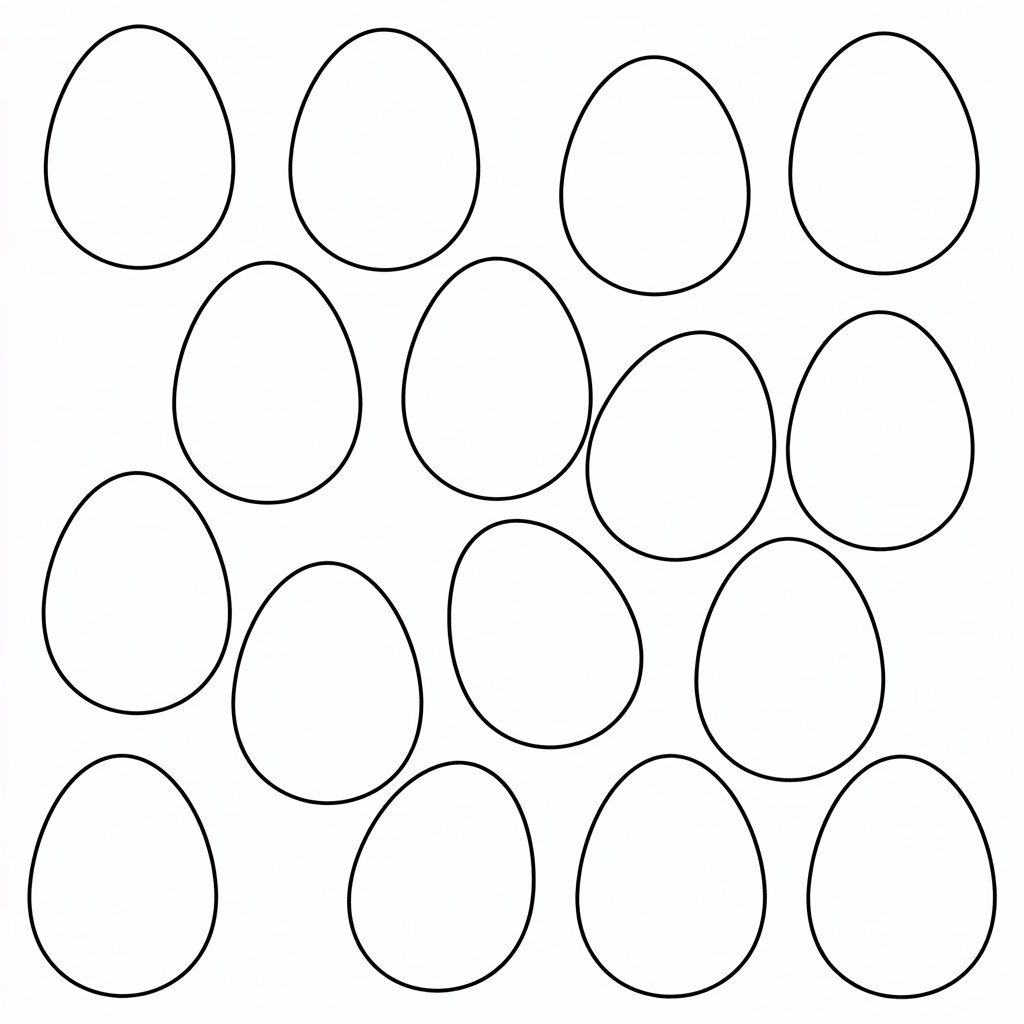 free easter egg coloring pages