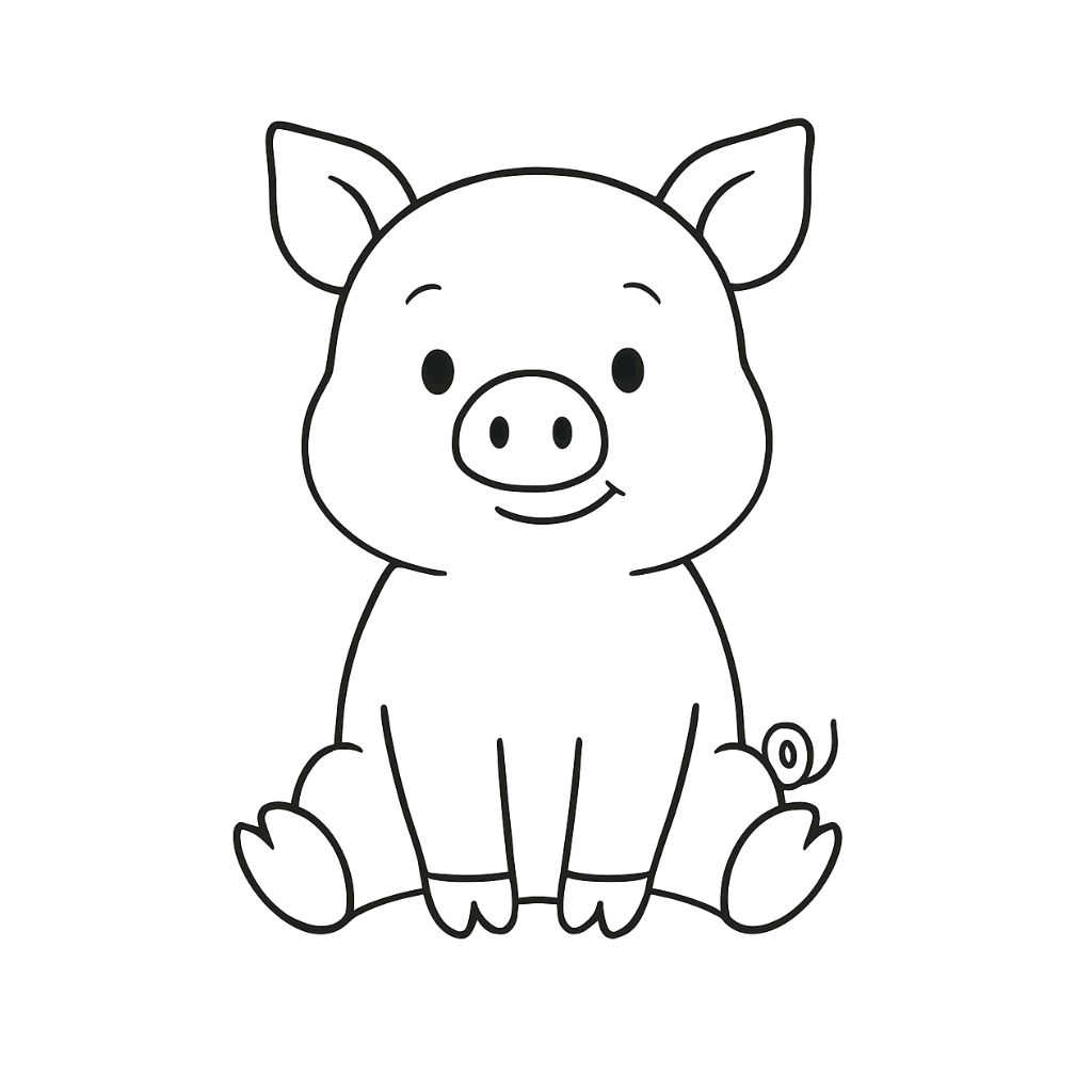 pigs coloring pages printable