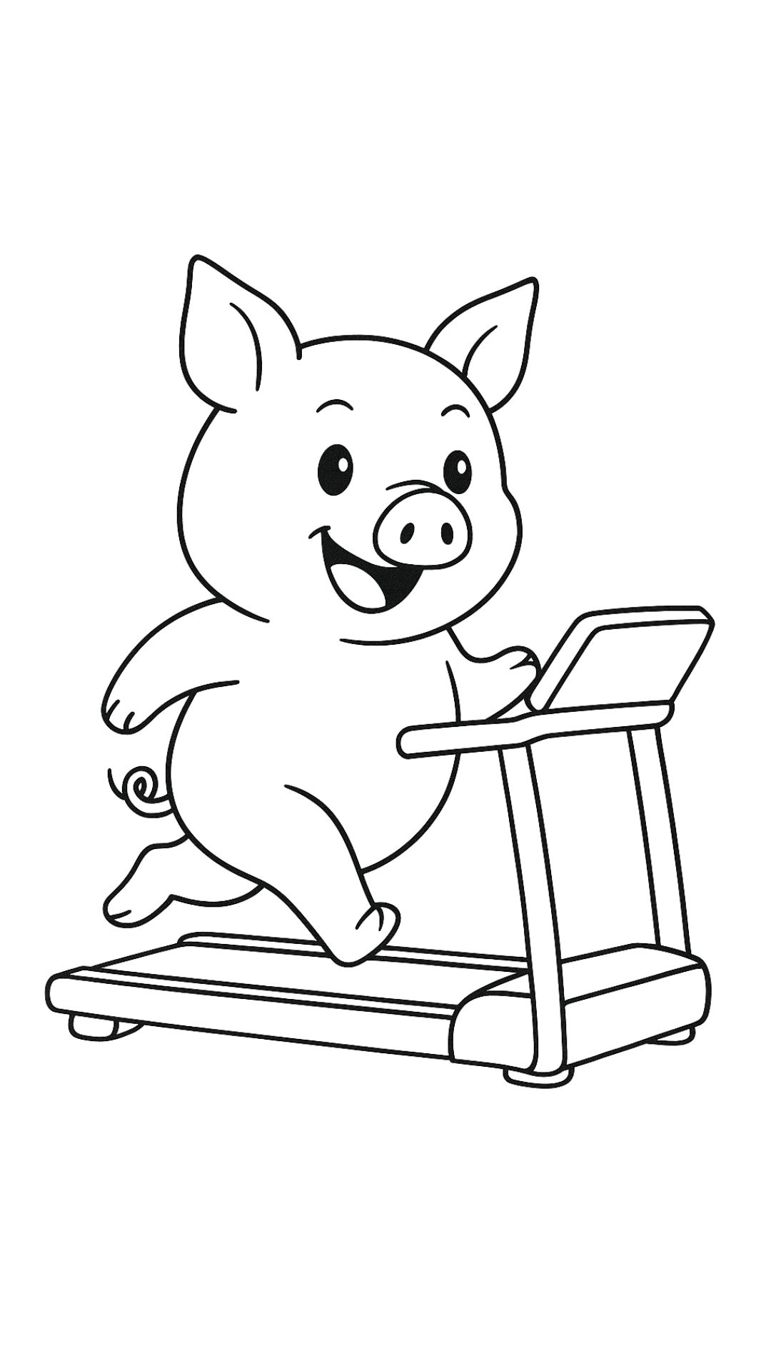 pigs coloring sheet