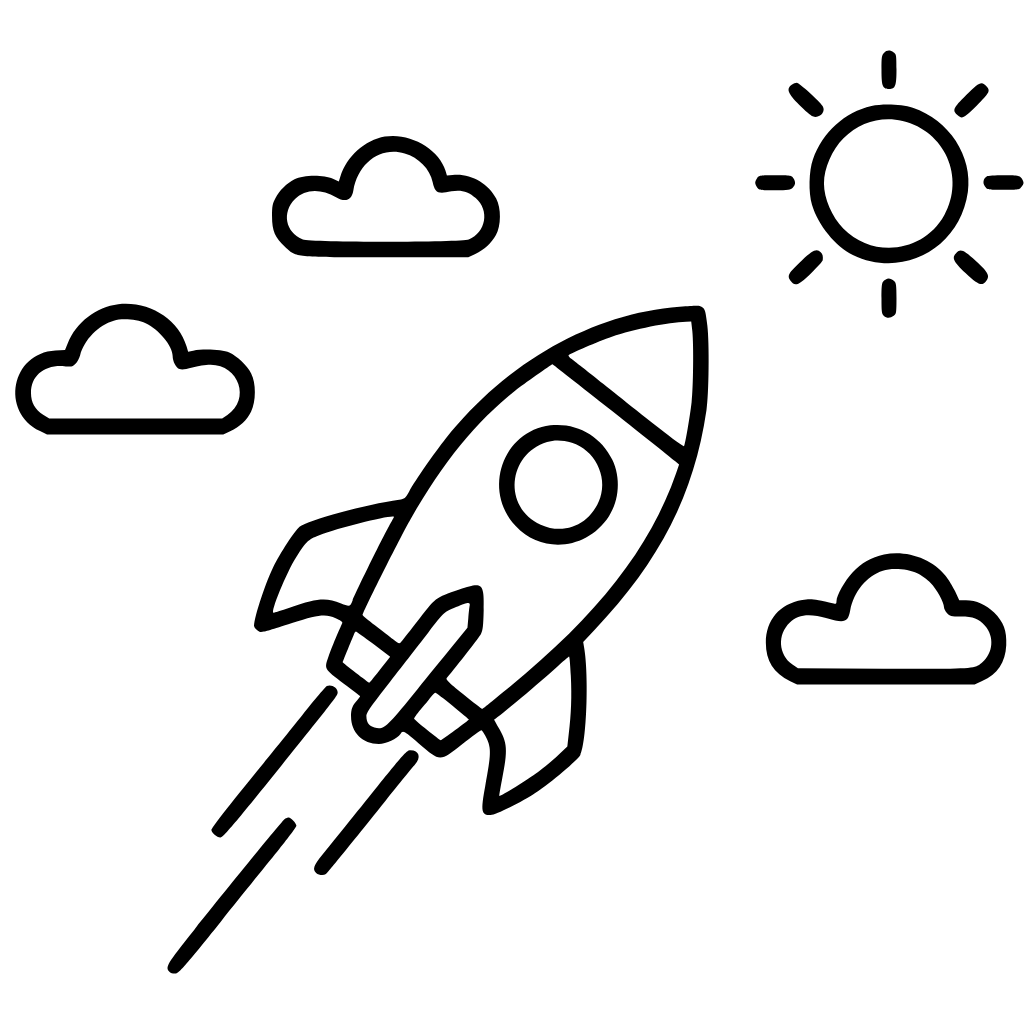 coloring pages of rockets