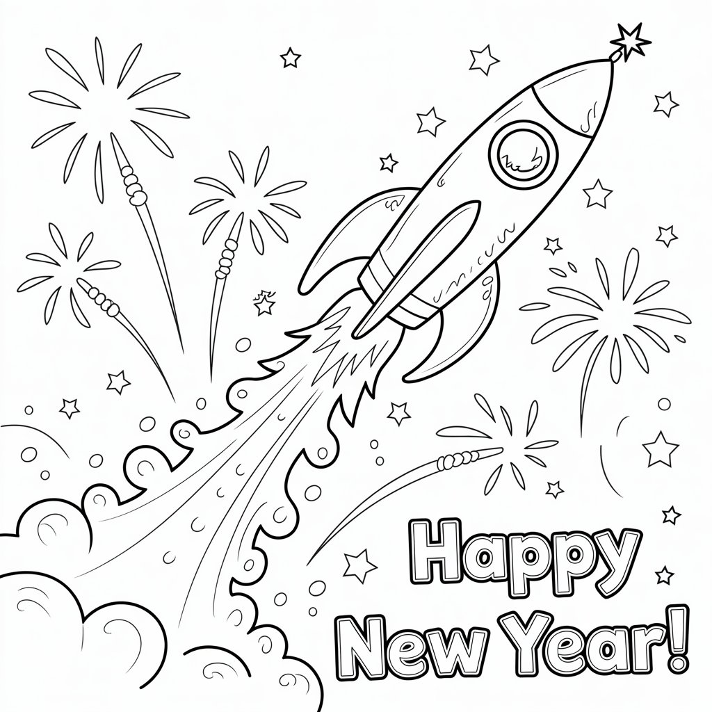 coloring pages rocket ship