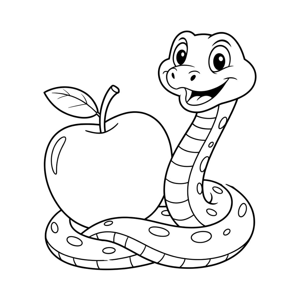 coloring pages snakes