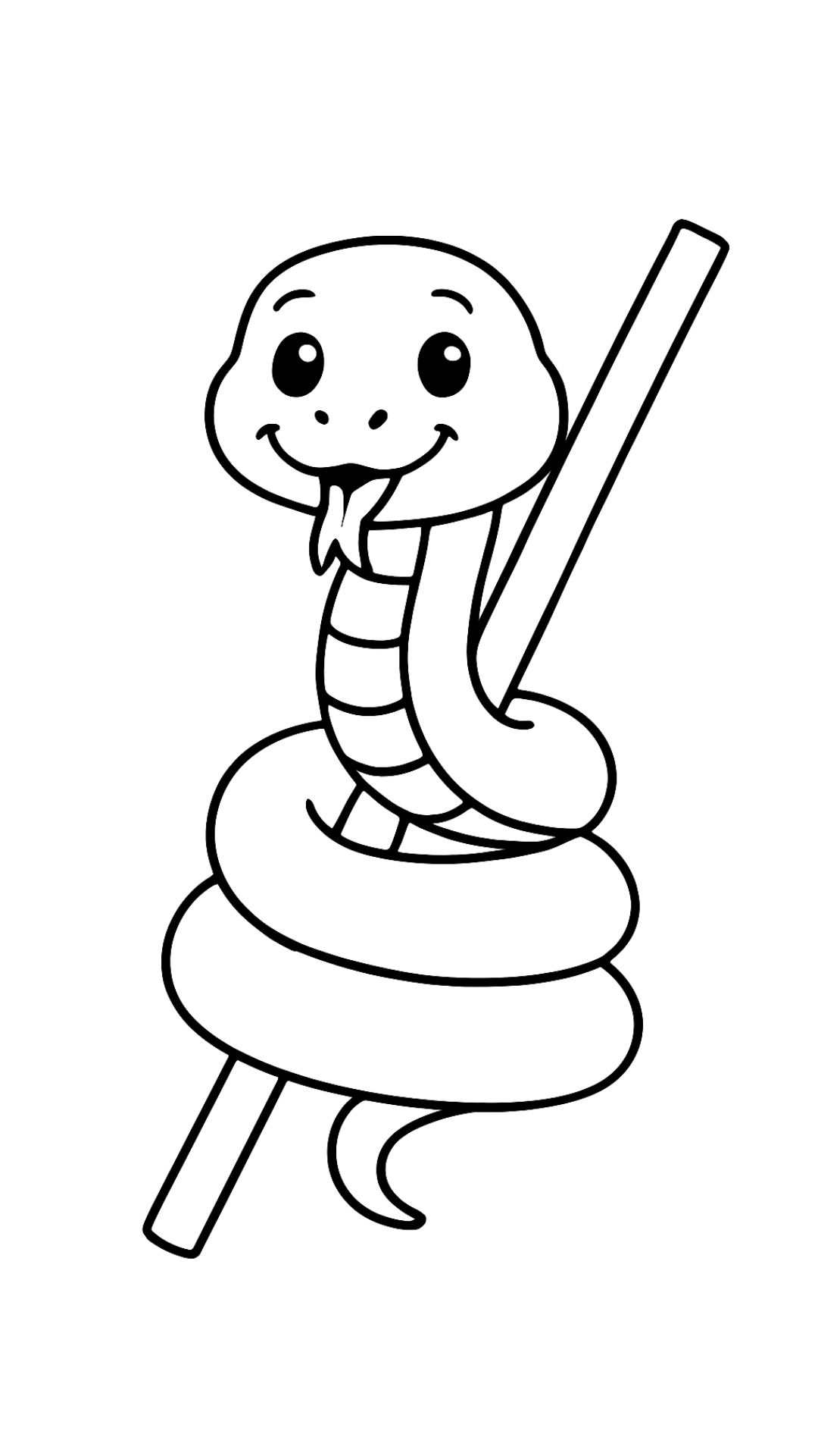 snake coloring pages printable