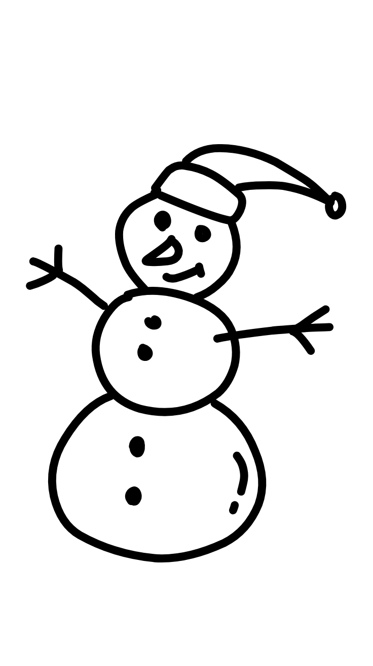 snowman free coloring pages