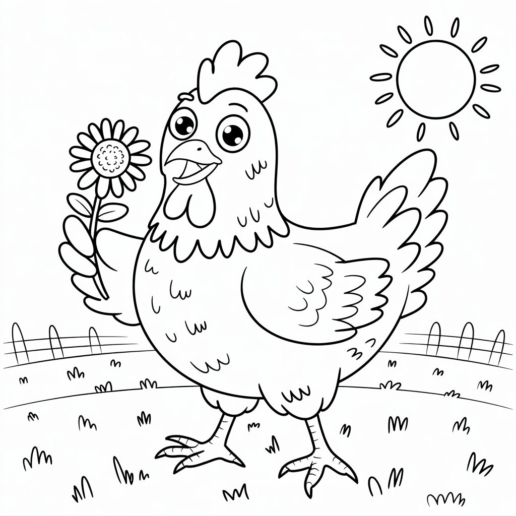 coloring pages chick
