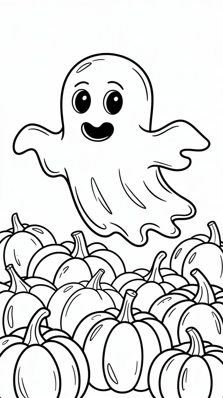 spooky halloween coloring pages printable