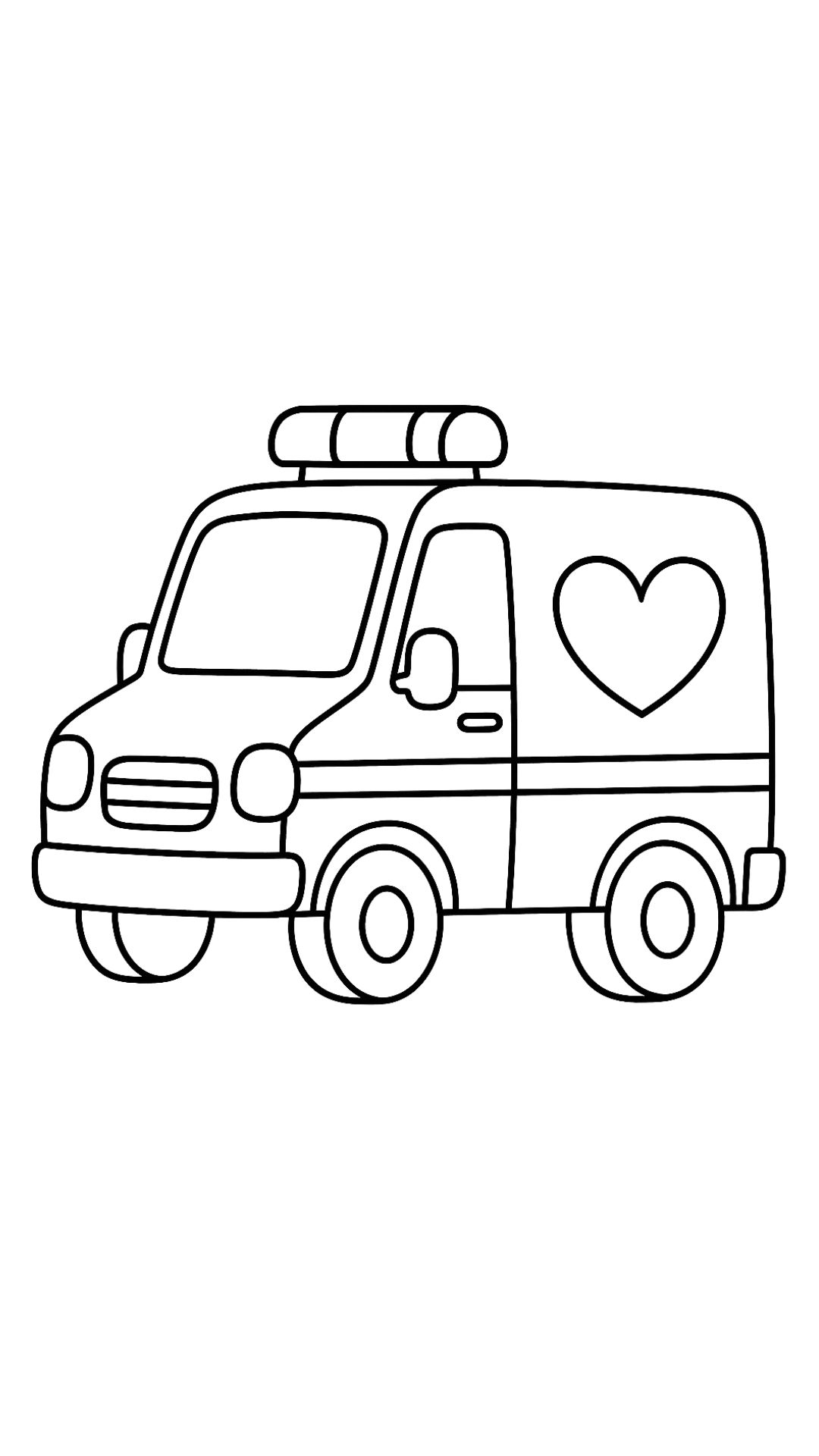 free coloring pages ambulance