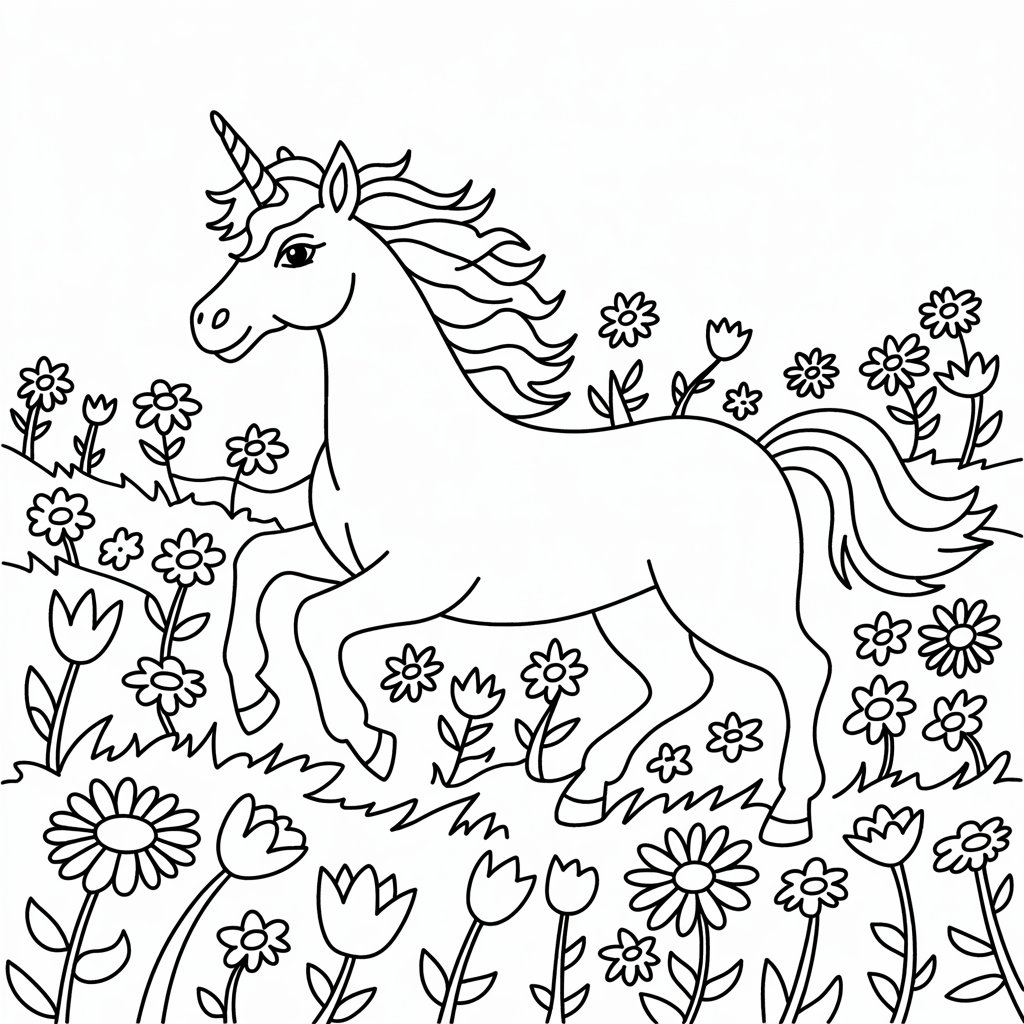 unicorn coloring sheets free