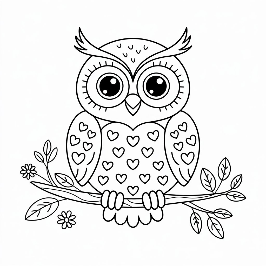 owl coloring sheets to print