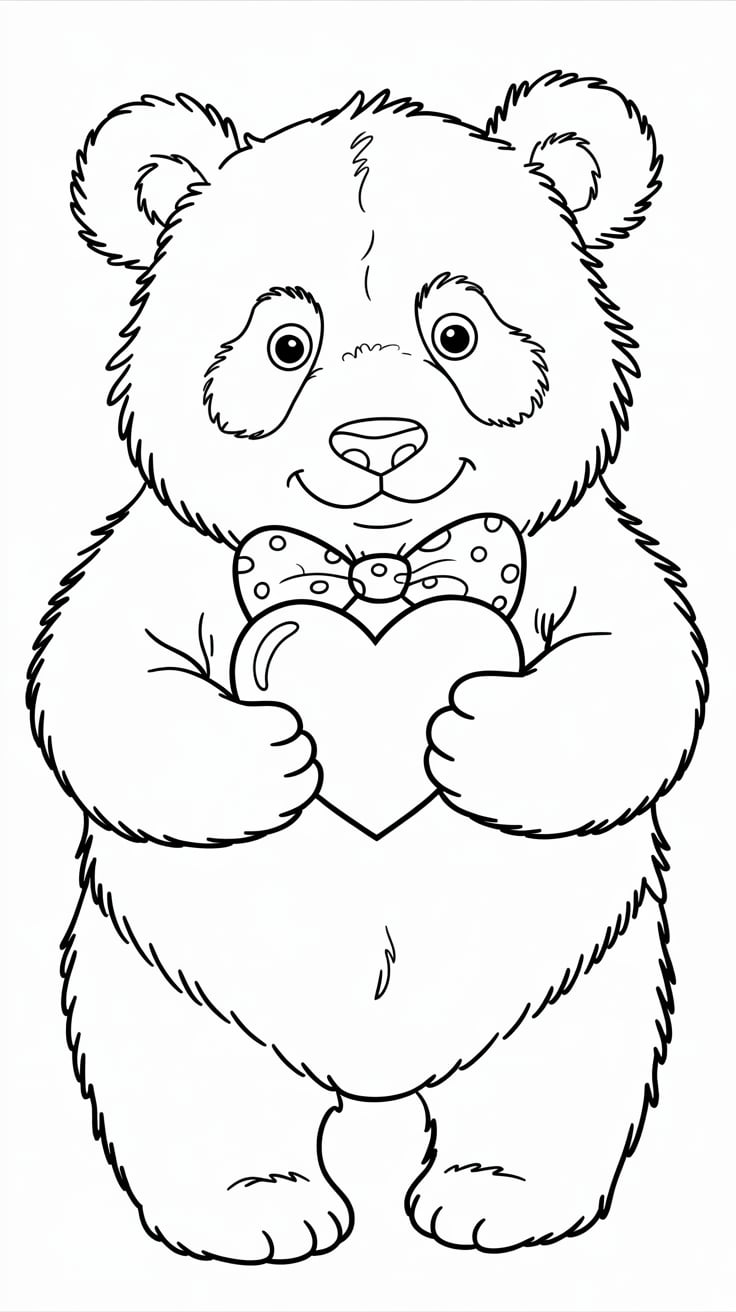 free printable valentine coloring pages
