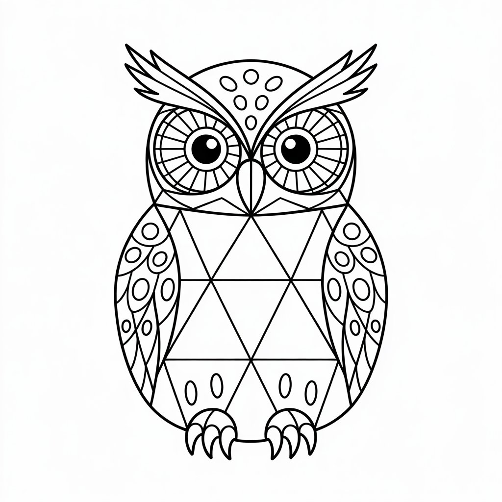 coloring pages owl