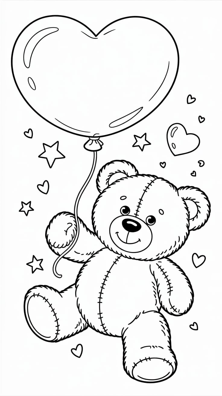 valentine coloring sheet
