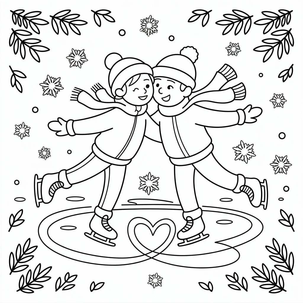 valentine's day coloring pages