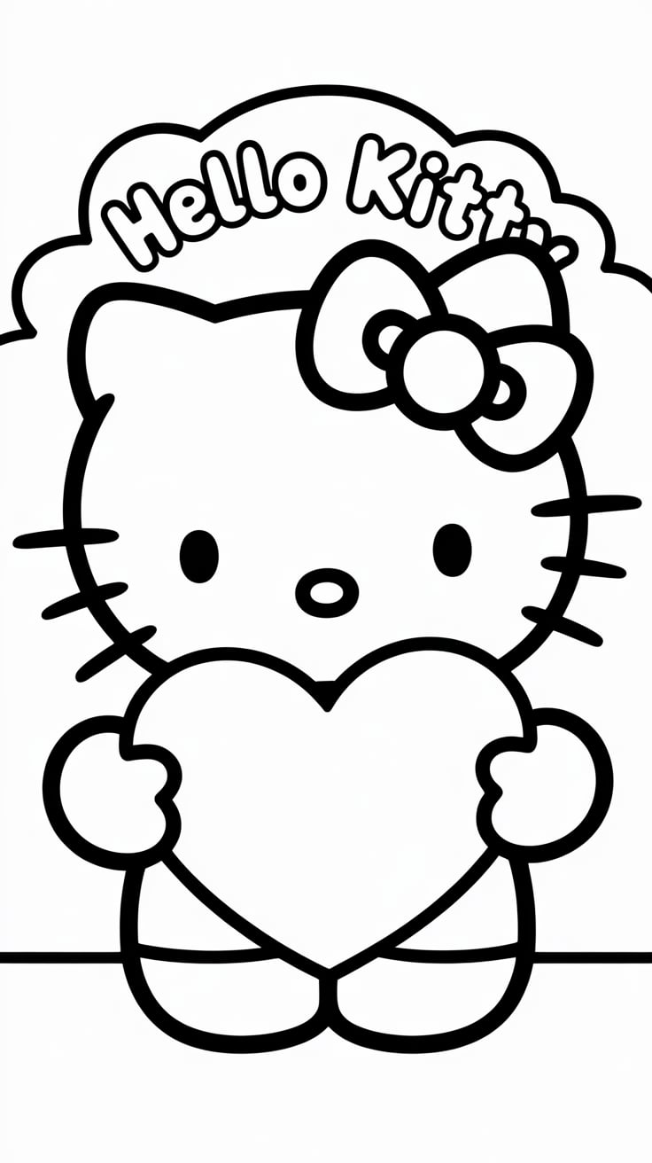 cute valentine coloring pages