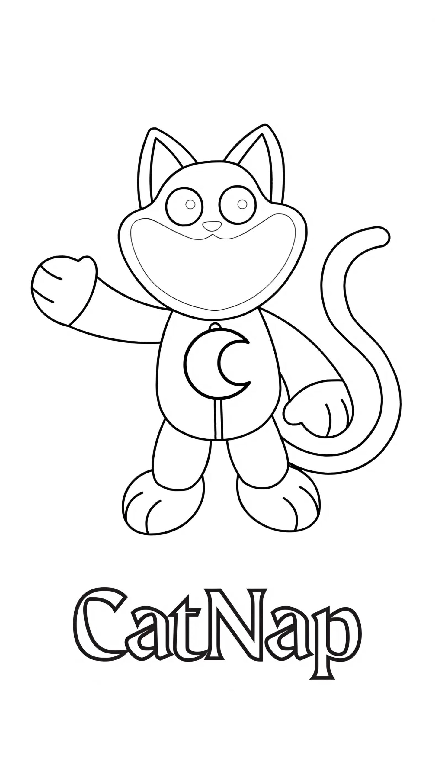 catnap coloring sheet