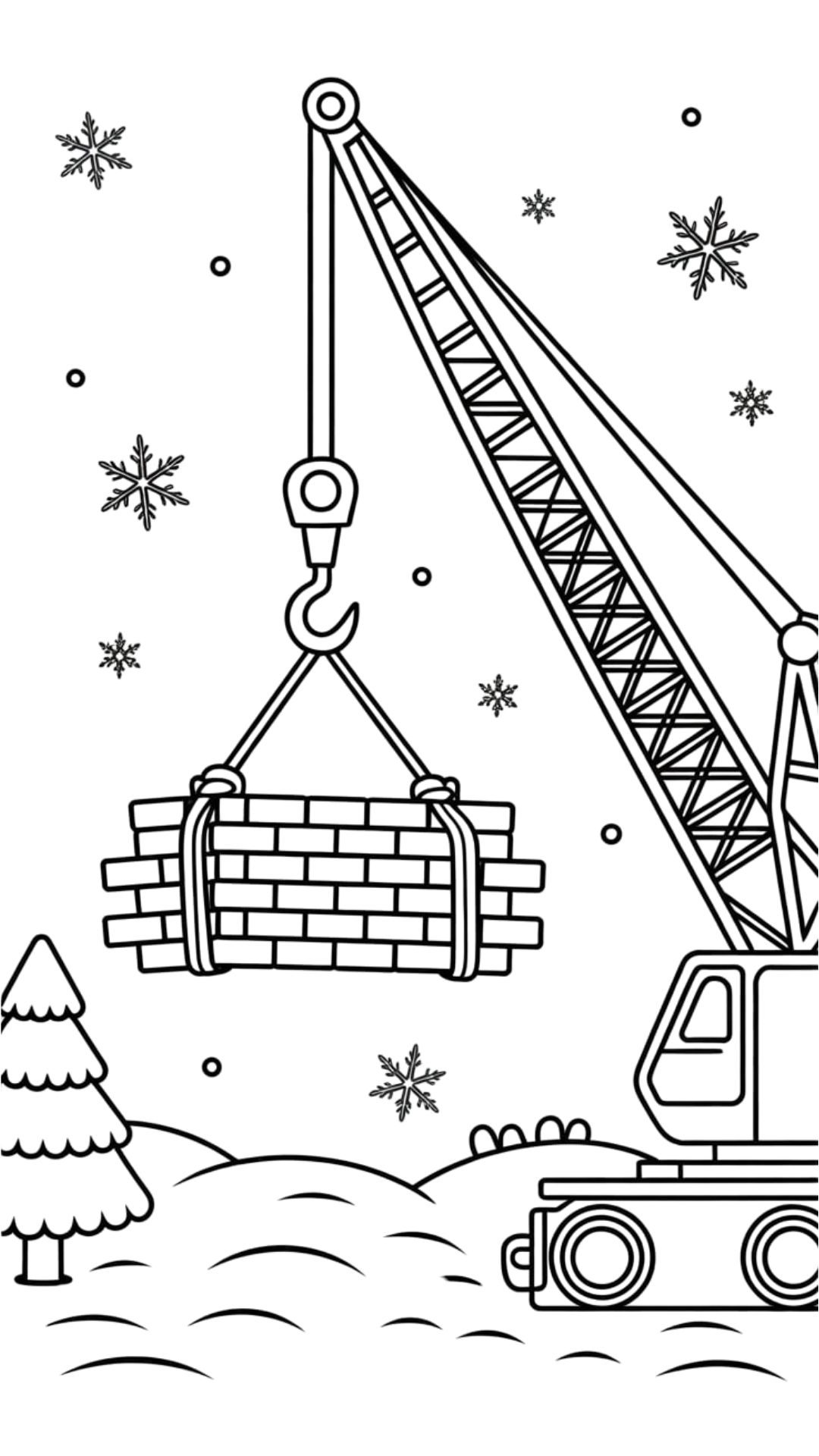 Printable coloring page wrecking ball