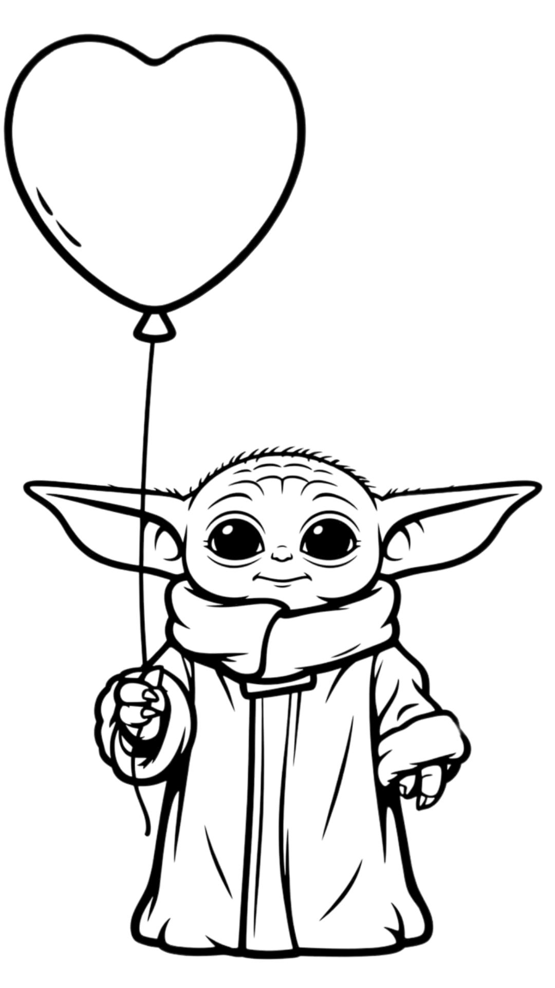 baby yoda coloring books