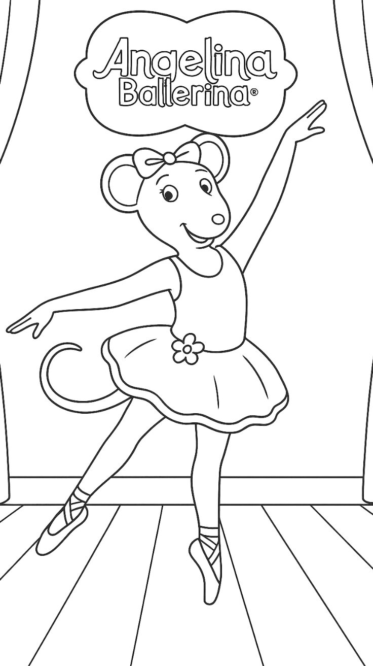 ballerina coloring pages