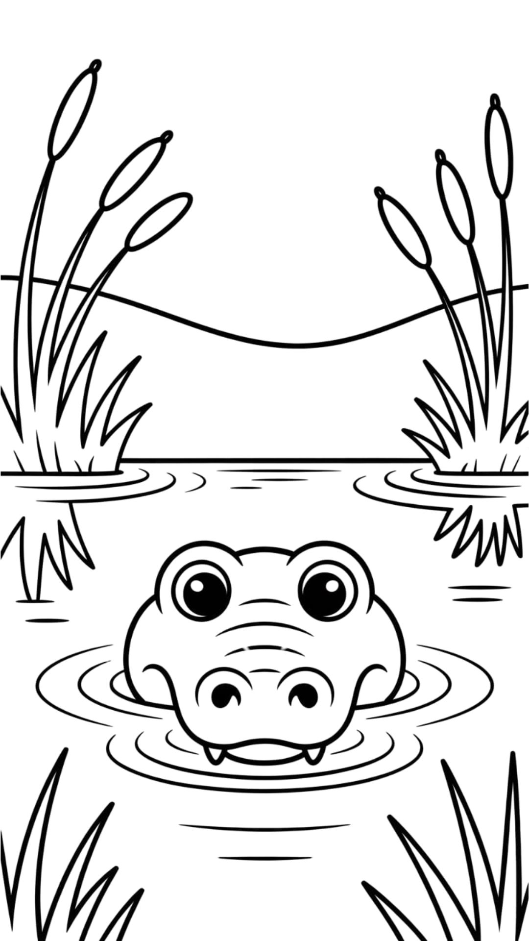 crocodile coloring pages