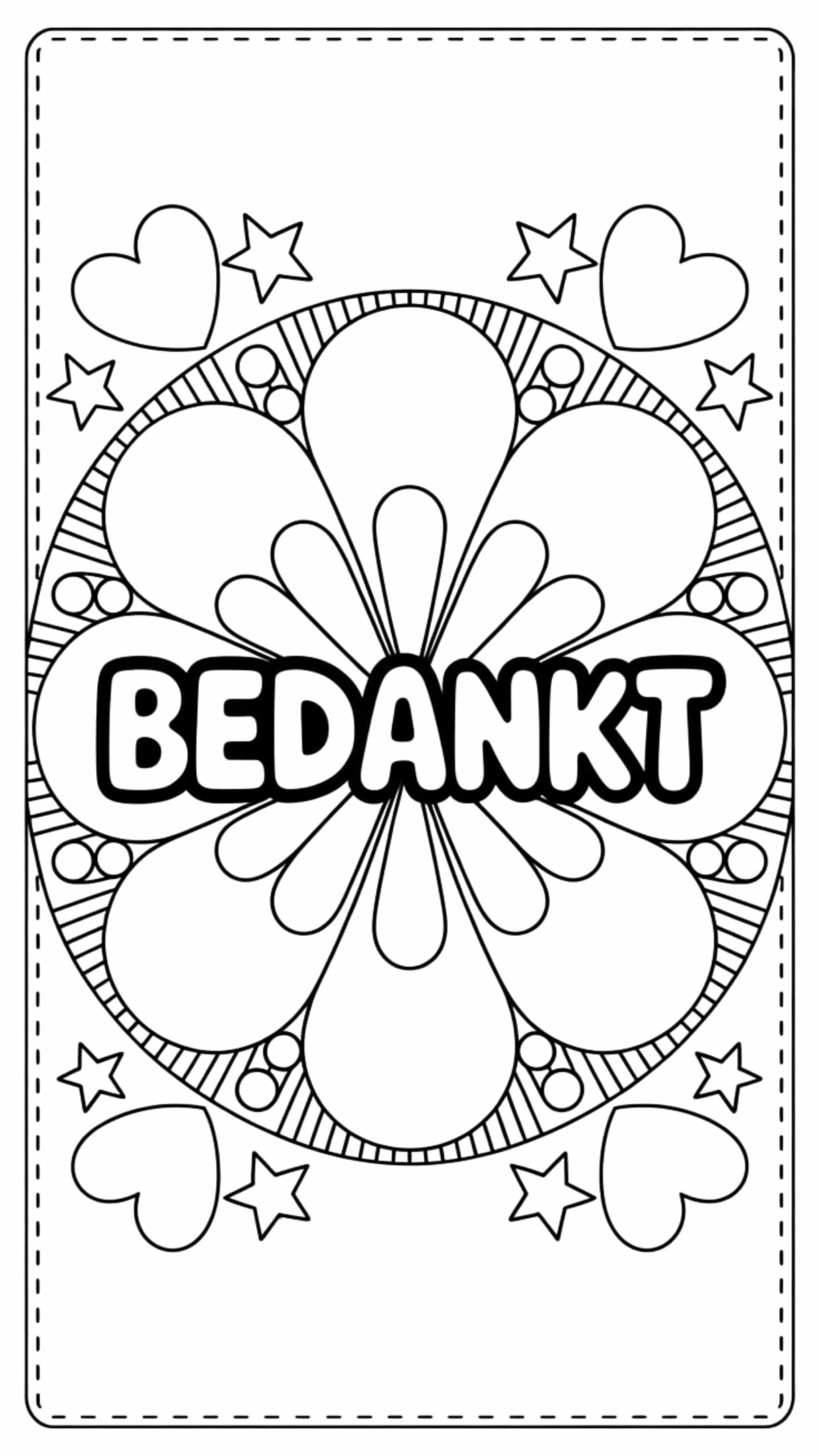 thank you coloring sheets